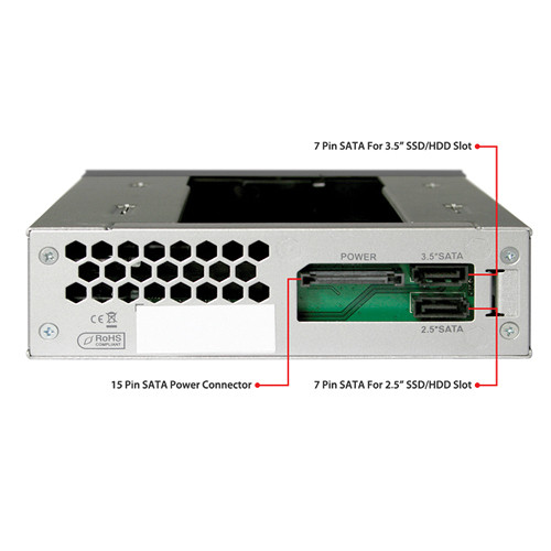 Icy Dock DuoSwap 2.5" / 3.5" SATA Hot Swap Drive Enclosure
