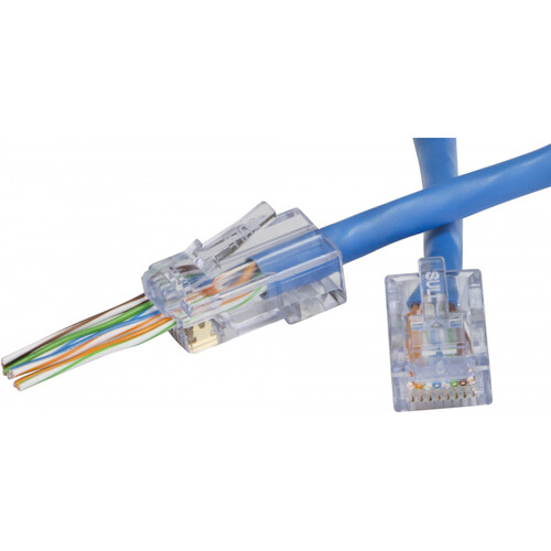 Platinum Tools EZ-RJ45 CAT6 Connectors (Jar Packaging, 100-Pieces)