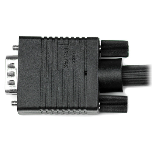 StarTech Coax High Resolution HD15 Male to HD15 Male VGA Cable (50', Black)
