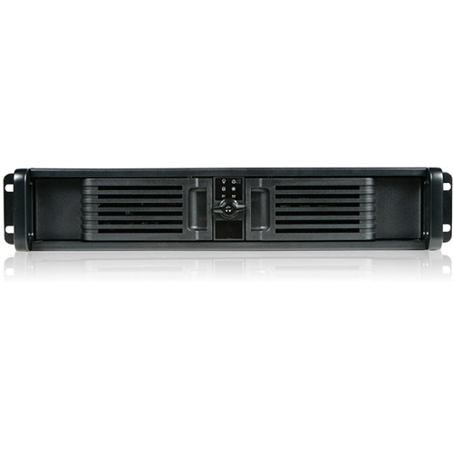 iStarUSA D Storm Series D-200-PFS 2U Compact Stylish Rackmount Chassis (Black)