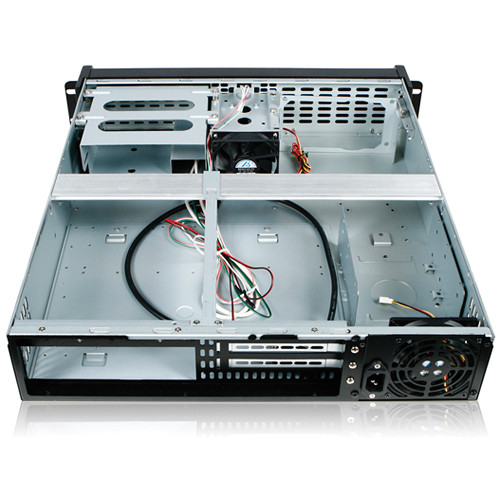 iStarUSA D Storm Series D-200-PFS 2U Compact Stylish Rackmount Chassis (Black)