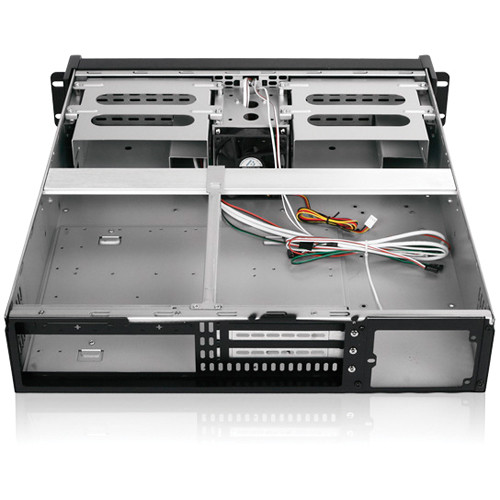 iStarUSA D Storm D-200-SILVER 2U Compact Stylish Rackmount Chassis with Silver Door