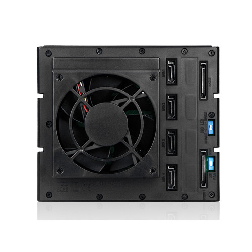iStarUSA BPN-DE340SS SAS/SATA 6.0 Gb/s Tray-Less Hot-Swap Cage (Silver)