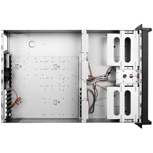 iStarUSA D-300L 3U High Performance Rackmount Chassis (Black Bezel)