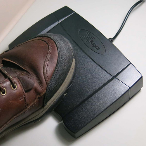 X-keys XK-3 Front Hinged Foot Pedal