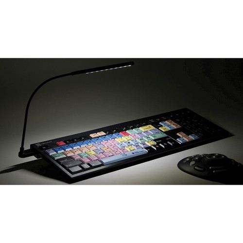 LogicKeyboard Adobe Premiere Pro CC Nero Slimline Wired Keyboard (American English)