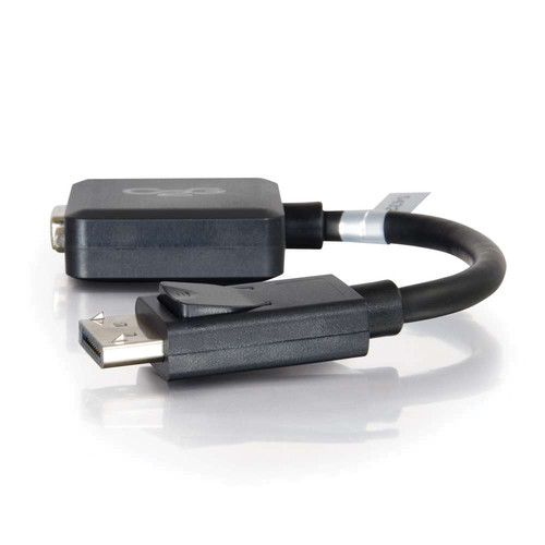 C2G DisplayPort Male to 15-Pin VGA Female Adapter Converter (Black, 8