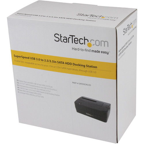 StarTech USB 3.0 to SATA Hard Drive Docking Station for 2.5