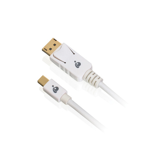 IOGEAR Mini DisplayPort to DisplayPort 1.2 Cable (White, 6')