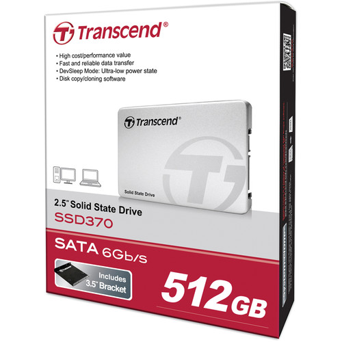 Transcend 512GB SSD370S SATA III 2.5