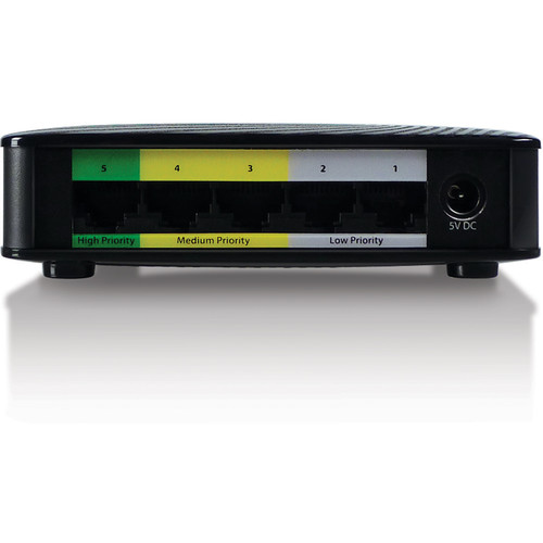 ZyXEL GS-105S v2 5-Port Desktop Gigabit Ethernet Media Switch