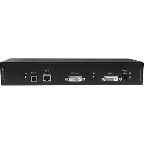 Smart-AVI UDX-2PTXS Dual DVI-D and USB 2.0 Extender Transmitter over Three CAT5 Cables
