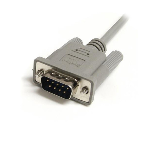 StarTech Straight Through Serial Cable (25', Gray)