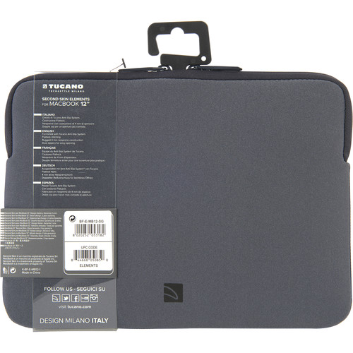 Tucano Elements Case in Neoprene & Nylon for 12