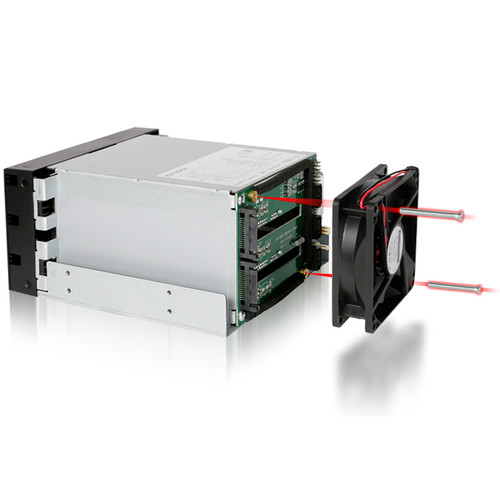 Icy Dock FatCage 3-Bay EZ-Tray Backplane Cage for 3.5