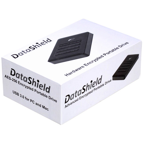 Fantom DataShield 256-bit AES Hardware Encrypted Portable USB 3.1 Gen 1 External Hard Drive (2TB)