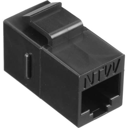 NTW Cat 6a Keystone Coupler (Black)