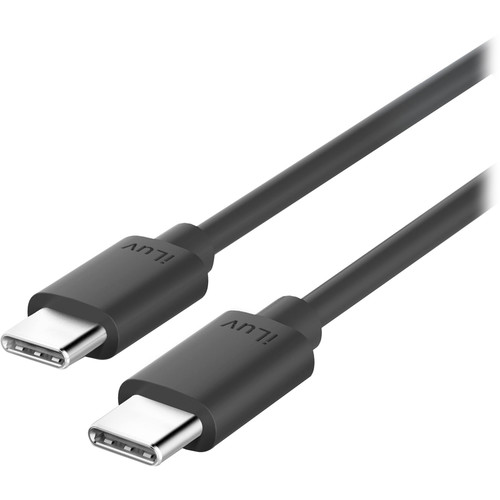 iLuv USB 2.0 Type-C Charge & Sync Cable (6', Black)