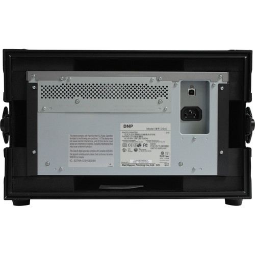 Odyssey Innovative Designs Black Label DNP DS40 / DS80 Photo Booth Printer Case (Black on Black)