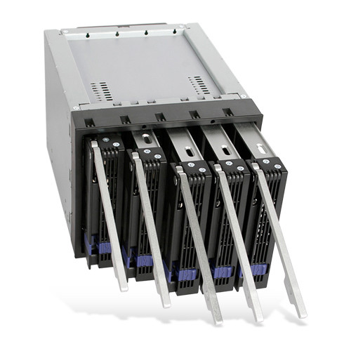Icy Dock FatCage 5-Bay EZ-Tray Backplane Cage for 3.5