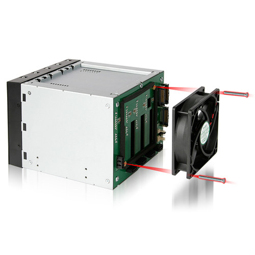 Icy Dock FatCage 5-Bay EZ-Tray Backplane Cage for 3.5