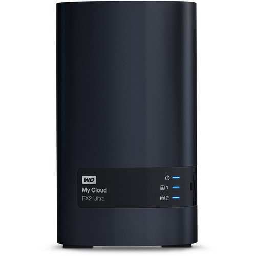 WD My Cloud Expert Series 4TB EX2 Ultra 2-Bay NAS Server (2 x 2TB)