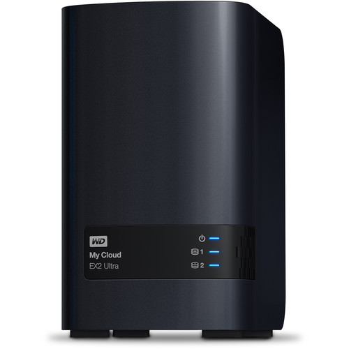 WD My Cloud Expert Series 4TB EX2 Ultra 2-Bay NAS Server (2 x 2TB)