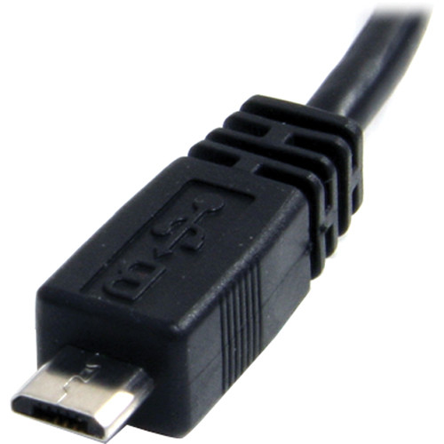 StarTech USB 2.0 Type-A to Micro-USB Cable (Black, 6