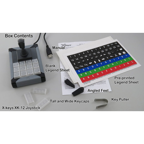 X-keys XK-12 USB Joystick with 12-Button Macro Keypad