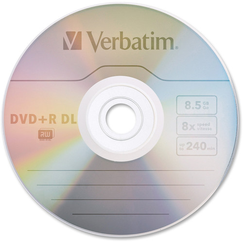 Verbatim DVD+R Double Layer 8.5GB 8x Recordable Disc (Spindle Pack of 15)
