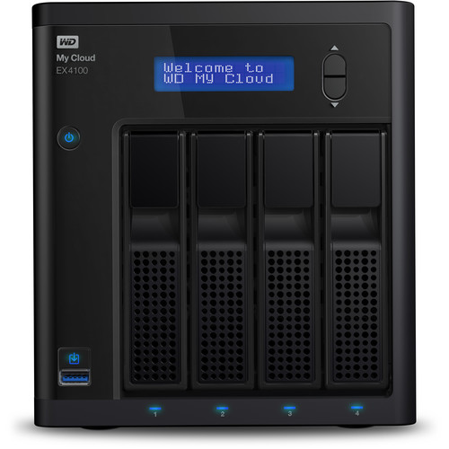 WD My Cloud Expert Series 16TB EX4100 4-Bay NAS Server (4 x 4TB)