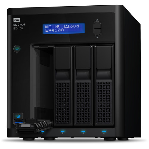 WD My Cloud Expert Series 24TB EX4100 4-Bay NAS Server (4 x 6TB)
