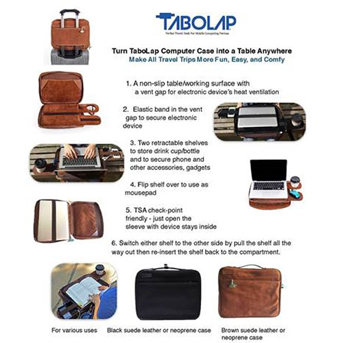 TaboLap Workstation Laptop Case for up to 13