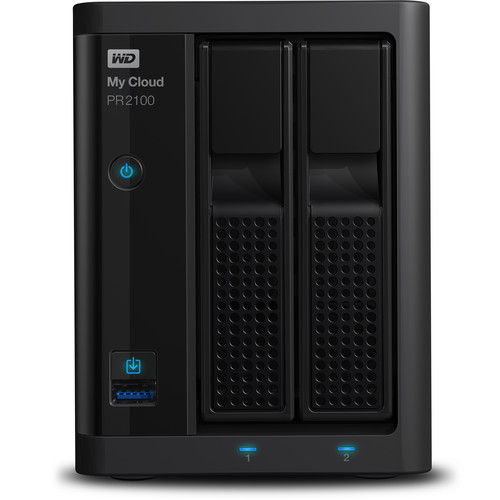 WD My Cloud Pro Series 4TB PR2100 2-Bay NAS Server (2 x 2TB)
