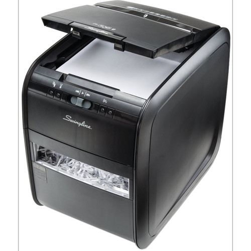 Swingline Stack-and-Shred 80X Cross-Cut Auto-Feed Shredder (80 Sheets, 1 User)