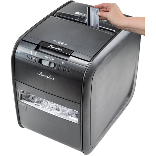 Swingline Stack-and-Shred 80X Cross-Cut Auto-Feed Shredder (80 Sheets, 1 User)
