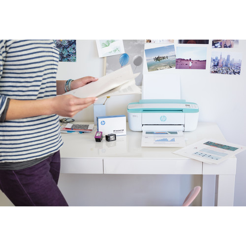 HP DeskJet 3755 All-in-One Inkjet Printer (Sea Foam Green)