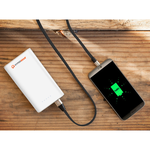 HyperGear Flexi USB 2.0 Type-A to USB Type-C Charge & Sync Flat USB Cable (6', Black)
