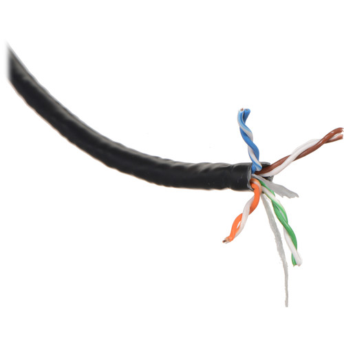Belden 2412 Multi-Conductor - Enhanced Cat 6 Nonbonded-Pair Cable (Black)