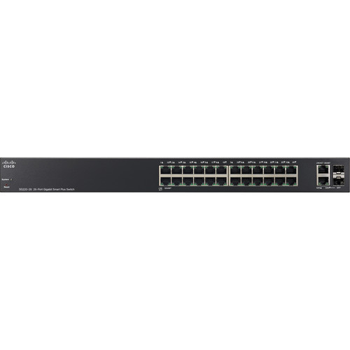 Cisco SG220-26 Smart Switch with 26 x Gigabit Ethernet Ports