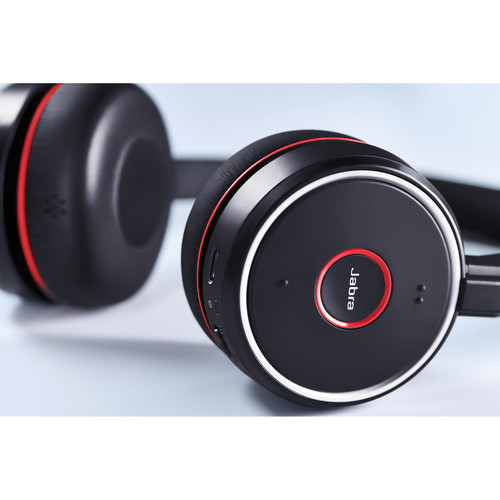 Jabra Evolve 75 Headset with Charging Stand (Optimized for Unified Communication)