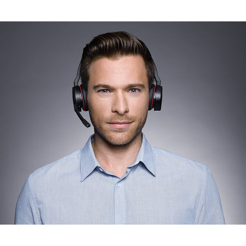Jabra Evolve 75 Headset with Charging Stand (Optimized for Unified Communication)