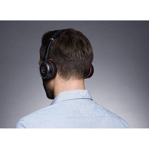 Jabra Evolve 75 Headset with Charging Stand (Optimized for Unified Communication)