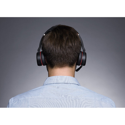 Jabra Evolve 75 Headset with Charging Stand (Optimized for Unified Communication)