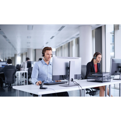 Jabra Evolve 75 Headset with Charging Stand (Optimized for Unified Communication)
