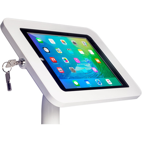 The Joy Factory Elevate II Floor Stand Kiosk for iPad 9.7 5th Gen & iPad Air (White)