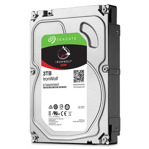 Seagate 3TB IronWolf 5900 rpm SATA III 3.5" Internal NAS HDD (CMR, Retail)