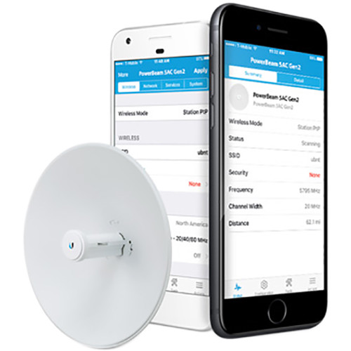 Ubiquiti Networks airMAX PowerBeam AC 5 GHz Gen2 High Performance Bridge
