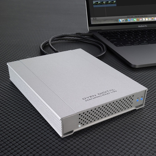 Oyen Digital MiniPro RAID V3 4TB 2-Bay USB 3.1 Type-C RAID Array (2 x 2TB)