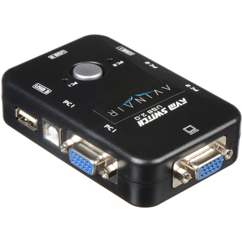 Avinair 2-Port USB KVM Switch